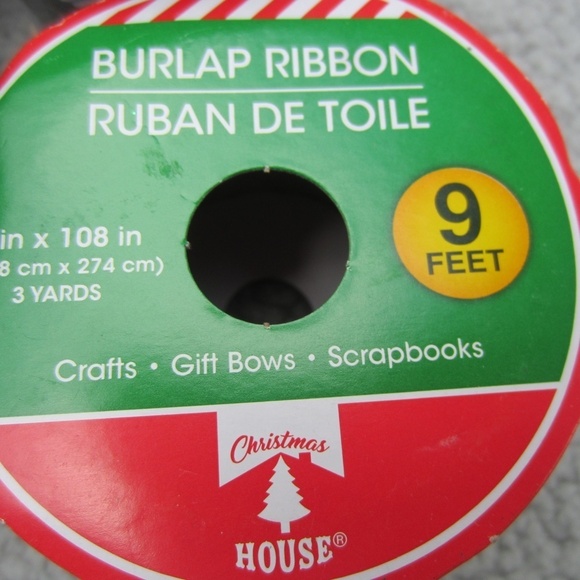 Christmas Ribbon Rolls Lot of 10 Crafts Holiday DIY Sewing Wrapping Gifts Bows N - Picture 5 of 15